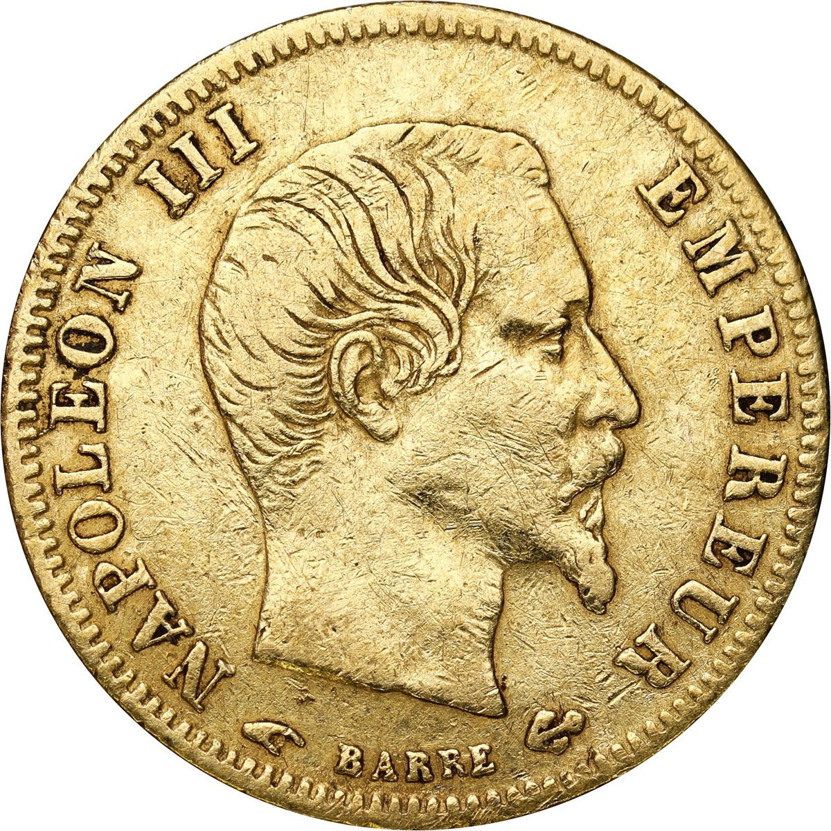 Francja. Napoleon III. 5 franków 1857 A Paryż